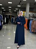 Buket Elbise Lacivert Beden 3-46-48