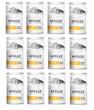 Molly Tavuklu Gravy Soslu Kedi Konservesi 400 Gr. X 12 Adet
