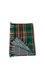 Kadın İskoç Çifttaraflı Kışlık Şal Yeşil