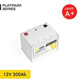 12V 300Ah LiFePO4 Platinum Series Bluetooth'lu Lityum Demir Fosfat Akü 