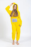 Kadın Fermuarlı Teletabi Model Pijama Takımı
