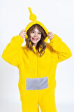 Kadın Fermuarlı Teletabi Model Pijama Takımı