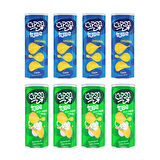 Cipso Tube 90 gr Sade ve Ekşi Krema & Soğan Aromalı Cips 8 li Karma Paket