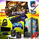 DAGMOR BNGİ78G İNTEL İ7 16 GB RAM 500 GB M2 NVME SSD 8 GB GPU KART 27' CURVED FULL TAKIM SET PC