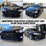 Mitsubishi Lancer 2007-2014 Uyumlu Üniversal Mercekli Angel Sis Farı Metal Su Geçirmez 76 mm Buz Mavi Halkalı Gündüz Farı Angel Eyes 2 Adet