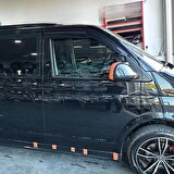 Vw Transporter T6 - T7 2010-2022 Uyumlu Batman Yarasa Ayna Kapağı Piano Black ABS Plastik