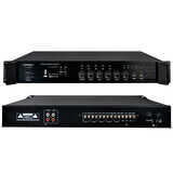 NWORK L-1000 5 Bölge Anfi Mixer 100 Watt Trafolu Bluetooth Usb Sd