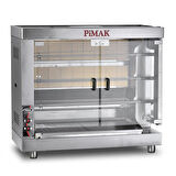 Pimak Kollu Setüstü Piliç Çevirme Makinesi 3 Şiş 15piliç Doğalgazlı