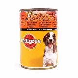 Pedigree Tavuk ve Havuçlu Yetişkin Köpek Konserve Maması 6x400 Gr 