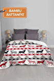 Lüks Çift Kişilik Bambu Battaniye Yumuşacık  ve Şık Tasarım (200X220 cm) BBT0001