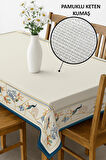 Şık Dokulu Leke Tutmaz Masa Örtüsü MSRT007