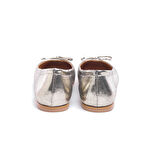 Hakiki Deri Fiyonklu Bantlı Kadın Babet