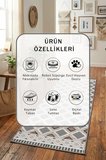 Maldiv Modern Dijital Baskı Yıkanabilir Kaymaz Yolluk Halı