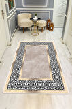 Modern Desenli Dijital Baskı Kaymaz Taban Halı H0165