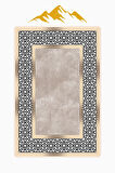 Modern Desenli Dijital Baskı Kaymaz Taban Halı H0165