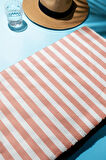 Dijital Baskı Plaj Deniz Havlusu Renkli Çizgi Desenli Peştamal HVL0071