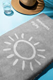 Dijital Baskı Plaj Deniz Havlusu Hello Sunshine Desenli Peştamal HVL0002