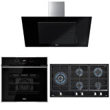 Teka Siyah Ankastre Set (HLB 840 SS  -GZC 95320- DVT 98660 TBS BK)