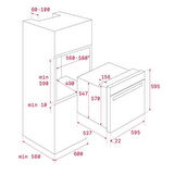 Teka Siyah Ankastre Set (HLB 840 SS -TR 951- DVT 98660 TBS BK)