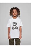 Ayıcık Pamuklu Bisiklet Yaka T-Shirt