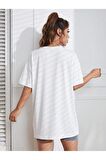Unisex SUMMER Baskılı Oversize Tshırt