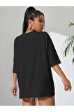 Unisex COOL MOM Baskılı Oversize Tshırt