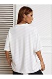 Unisex ŞİRİN KIZ Baskılı Oversize Tshırt