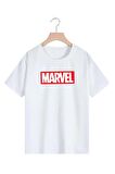 Unisex Marvel Baskılı Oversize Tshırt