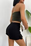 Kaşkorse Fitilli Crop Straplez