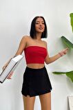 Kaşkorse Fitilli Crop Straplez