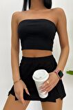 Kaşkorse Fitilli Crop Straplez
