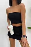 Kaşkorse Fitilli Crop Straplez