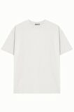Unisex %100 Pamuk Basic Avrupa Kalıp/Oversize Fit Kesim Bisiklet Yaka Kısa Kollu T-Shirt