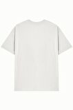 Unisex %100 Pamuk Basic Avrupa Kalıp/Oversize Fit Kesim Bisiklet Yaka Kısa Kollu T-Shirt