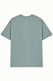 Unisex %100 Pamuk Basic Avrupa Kalıp/Oversize Fit Kesim Bisiklet Yaka Kısa Kollu T-Shirt