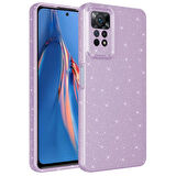 Gpack Xiaomi Redmi Note 12 Pro 4G Kılıf Koton Simli Silikon Arka Kapak Kamera Korumalı