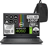 Dell Gaming G15 5530 Intel Core I9 13900HX 32GB DDR5 512GB SSD RTX4060 8GB Windows 11 Pro 15.6" FHD 165Hz Taşınabilir Bilgisayar G55302401017P01 + Zetta Çanta