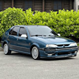 Renault 19 Europa 1994-2001 Uyumlu Üniversal V2 Laguna Lip Esnek Ön Lip 2 Parça Tampon Altı Dil Karlık Ön Ek