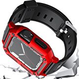 Gpack Apple Watch 7 45mm Kordon Saat Etrafı Full Korumalı Defens Armor