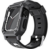 Gpack Apple Watch Series 8 45mm Kordon Saat Etrafı Full Korumalı Defens Armor