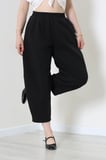 Modi Green Gabardin Balon Paça Lastikli Pantolon Siyah - 32829.2176.
