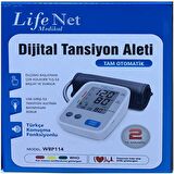 Life Net WBP114 Dijital Koldan Ölçer Konuşan Tansiyon Aleti