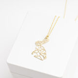 925 Ayar Gümüş Tavşan Kolye Özel Tasarım