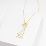 925 Ayar Gümüş Zürafa Kolye Özel Tasarım