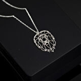 925 Ayar Gümüş Aslan Figürlü Kolye Özel Tasarım