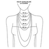 925 Ayar Gümüş Lotus Çiçeği İsim Kolye Özel Tasarım