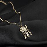 925 Ayar Gümüş İngiliz Cocker Spaniel   Köpek Kolye Özel Tasarım