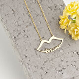 925 Ayar Gümüş Dudak Kolye Özel Tasarım