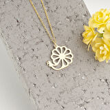 925 Ayar Gümüş Papatya Kolye Özel Tasarım