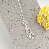 925 Ayar Gümüş  El Yazısı Kolye Özel Tasarım